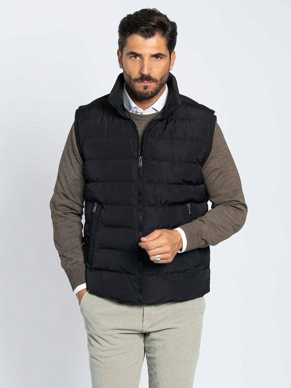Gilet in tessuto tecnico Imbottito ecopiuma