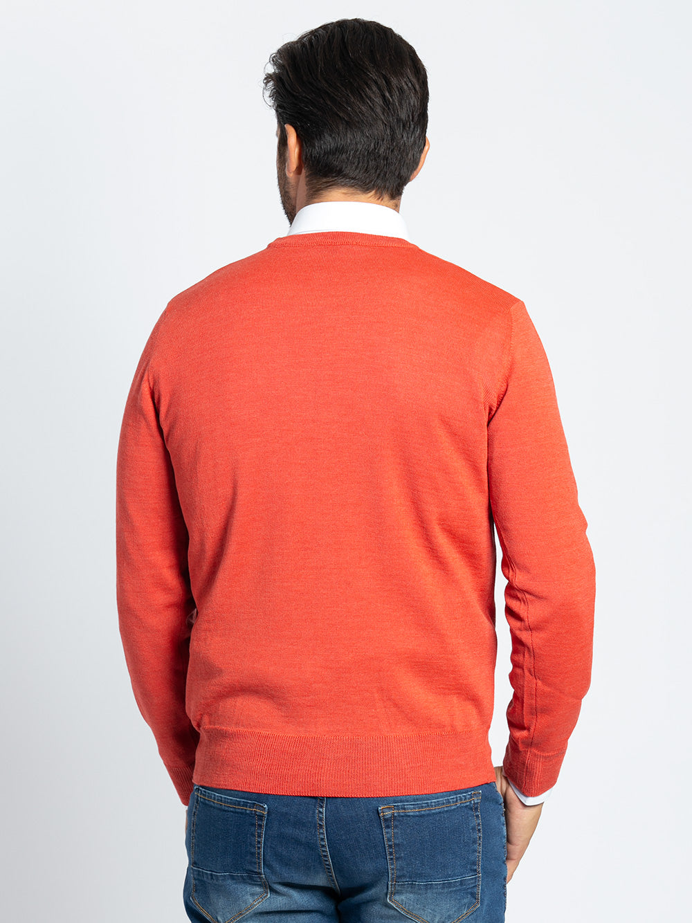 Maglia girocollo in lana merino