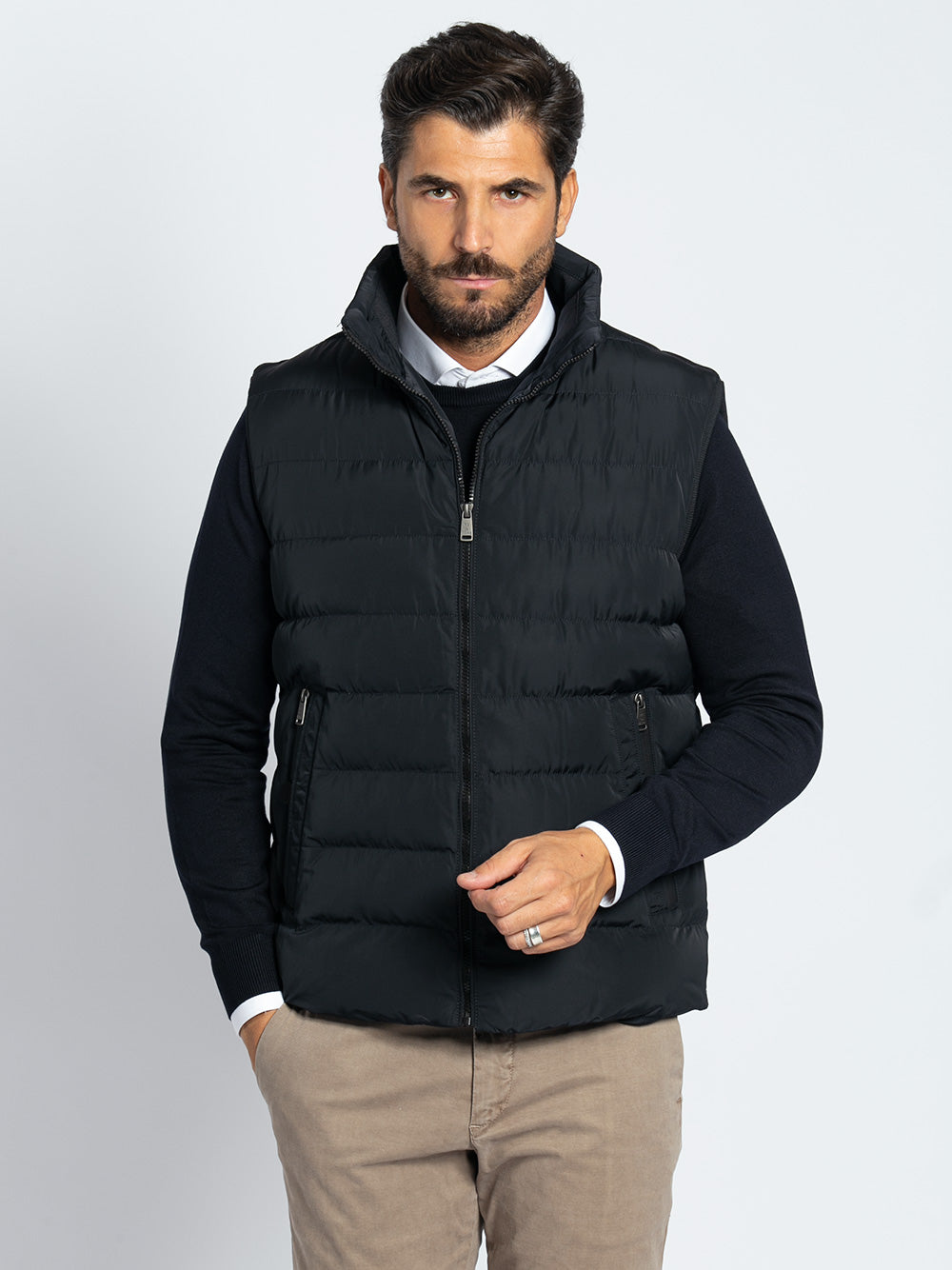 Gilet in tessuto tecnico Imbottito ecopiuma