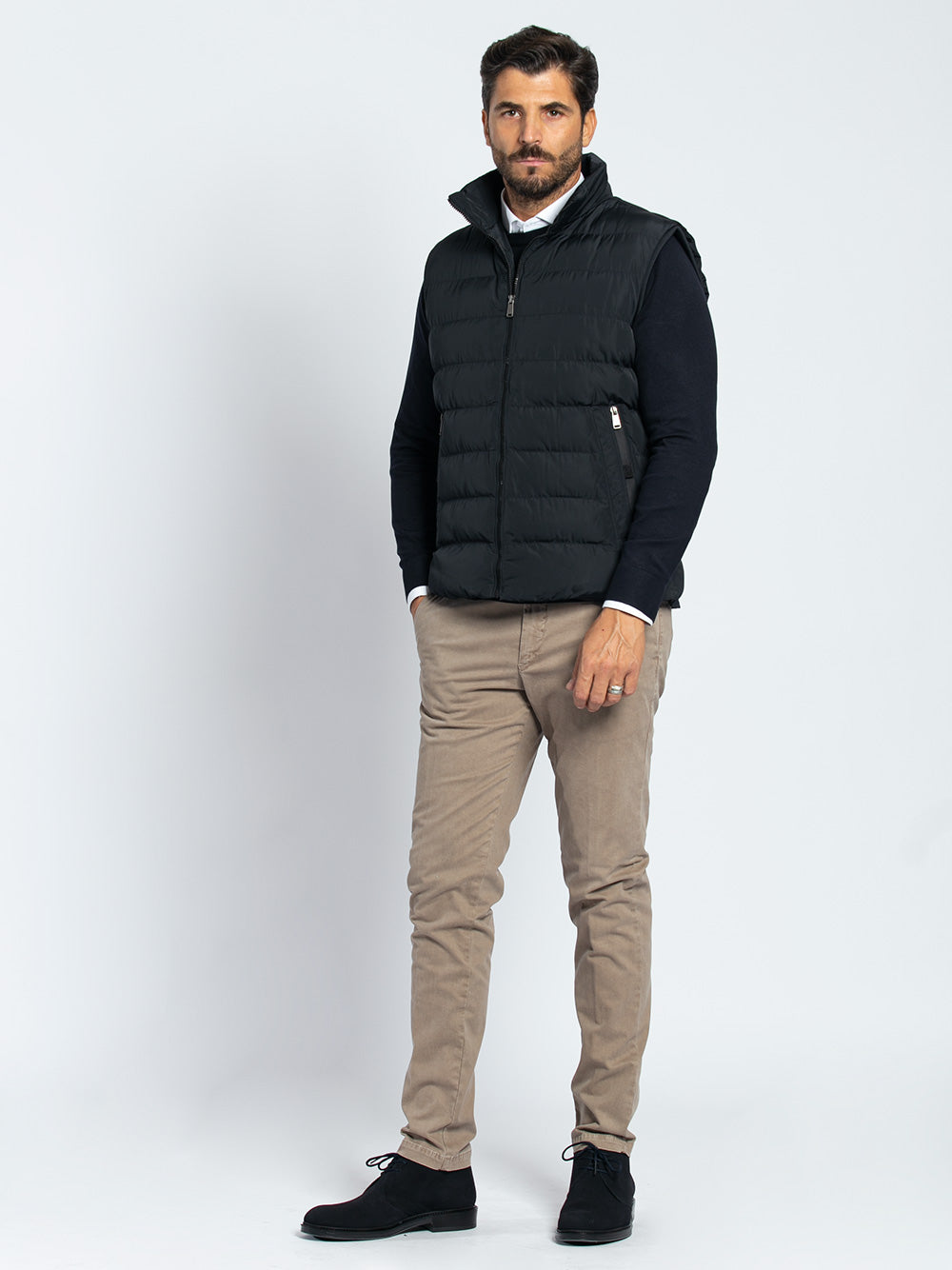 Gilet in tessuto tecnico Imbottito ecopiuma