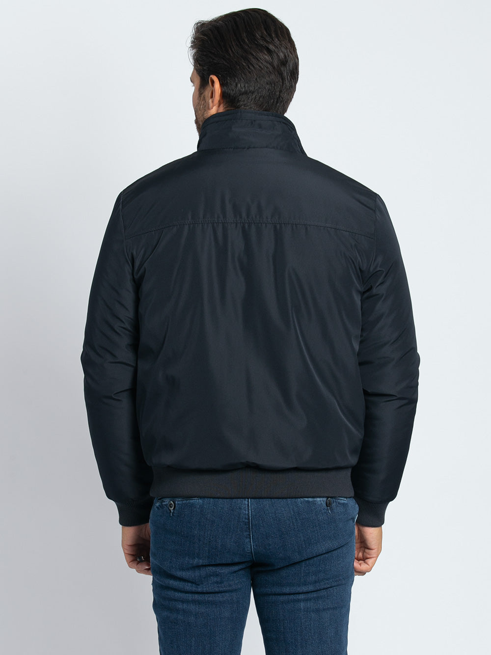 Bomber imbottito in tessuto accoppiato